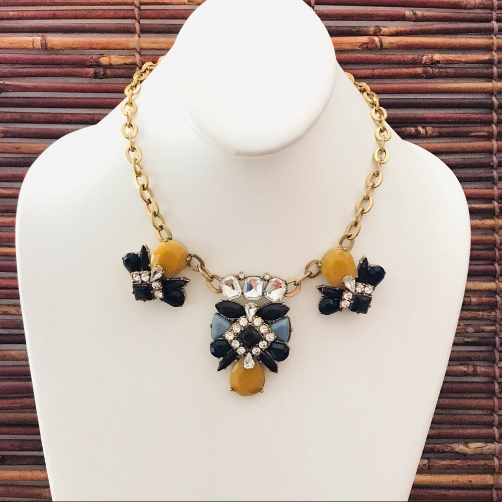 J. Crew Bejeweled Sparkle Rhinestone Necklace